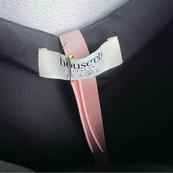 NEW House of CB Reva Satin Gathered Corset Dress - Picture 9 of 13